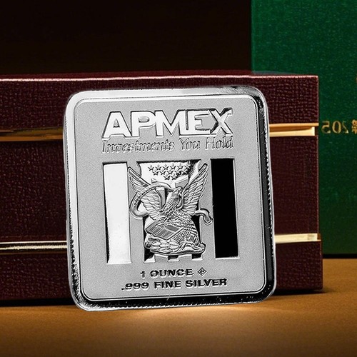 1 oz Silver Bar - APMEX (Square Series) Silver Bullion Silver Square Collectors - Bild 9 von 12