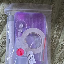 Diamond painting white with purple tray rechargeable light pen with accessories