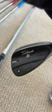 TITLEIST VOKEY SM6 JET BLACK WEDGE 52*/08 F GRIND C-TAPER 120  STIFF GREAT SHAPE