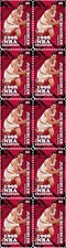 Jud Buechler Chicago Bulls 1998 NBA Champion Mint Stamp Strip of 10