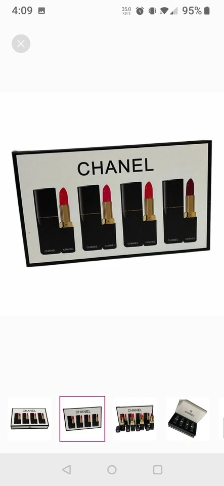 Conjunto de Batom Chanel - Coleção Classic Rouge - Imagem 4 de 4