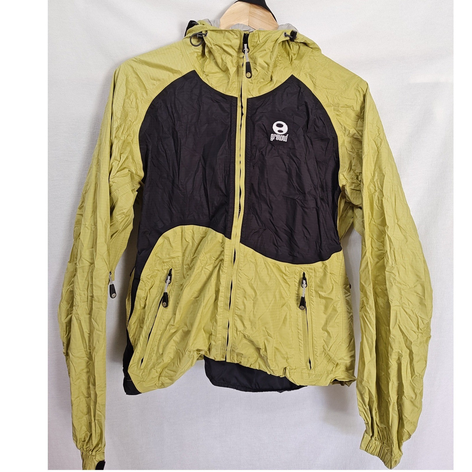 Ground Performance Lightweight Hooded Jacket Lime… - image 1