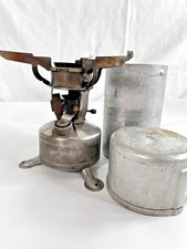 Vintage WWII US Military M-1942 MOD Aladdin Gasoline Field Stove Cook Kit