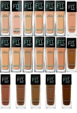Maybelline Fit Me Matte + Poreless Oil Free Liquid Foundation , Choose Shade