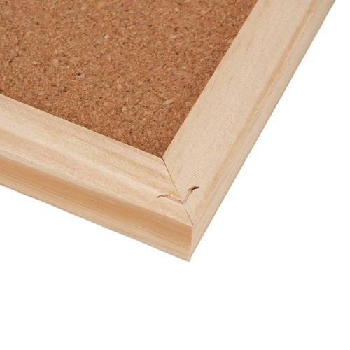 Cork Board 40x60cm Double Sided Wooden Frame Cork Bulletin Board For Office - Picture 3 of 12