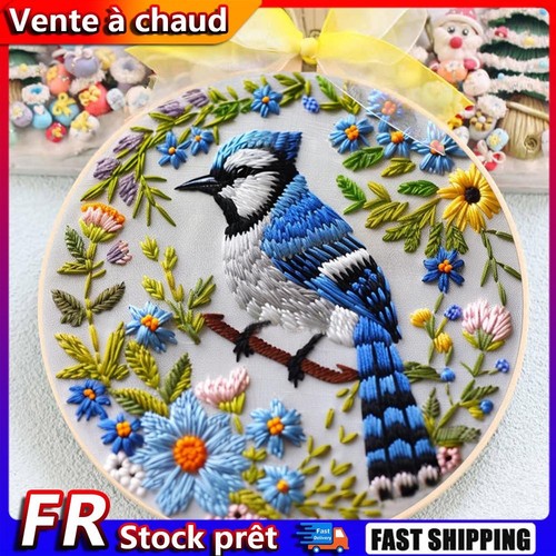 Kit De Broderie Point De Croix – Carte Du Vieux Monde – 51x42cm – Neuf