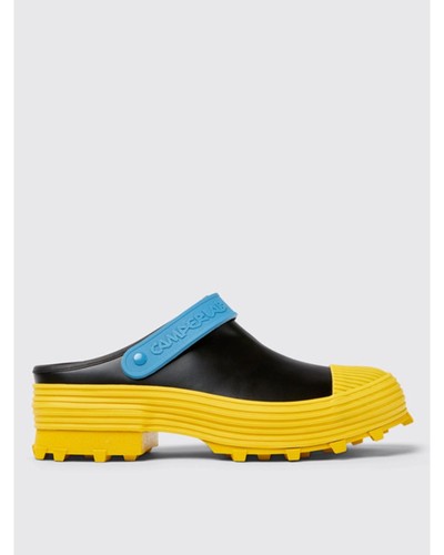 Camperlab Traktori Clog Platform Rubber Men Black Shoes