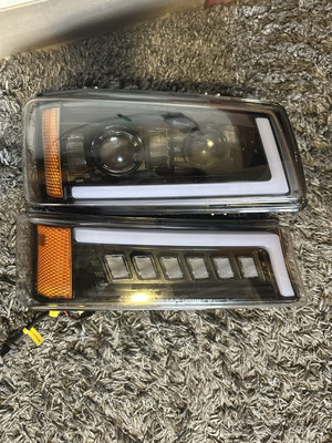 Z-OFFROAD LED Headlights Assembly Compatible 2003-2006 Chevy Silverado Avalanche