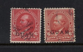 Guam #6 Used 2 Stamps