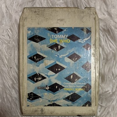 The Who Tommy 8-Track Cartridge Decca Rock Opera Featuring Pinball Wizard Rock