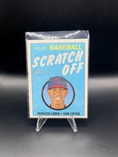 2019 Topps Heritage #12 Francisco Lindor 1970 Topps Scratch-Offs