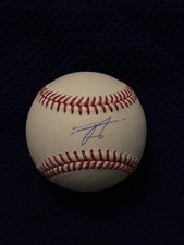 JULIO RODRIGUEZ SIGNED AUTOGRAPHED BASEBALL SEATTLE MARINERS OML MLB STAR