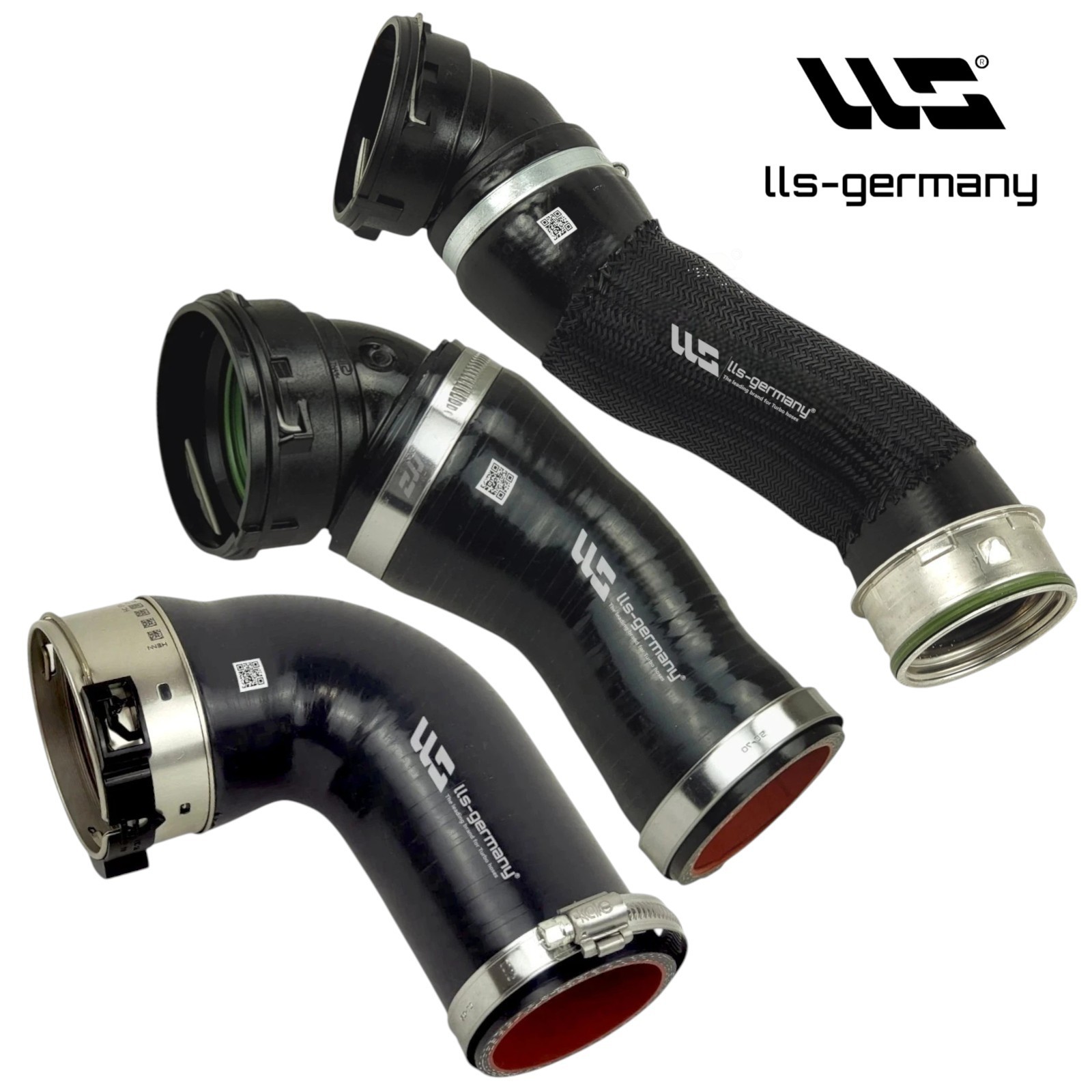 3x Reinforced Turbo Hose for BMW 5 Series E60 535d 11617779698 11617799402