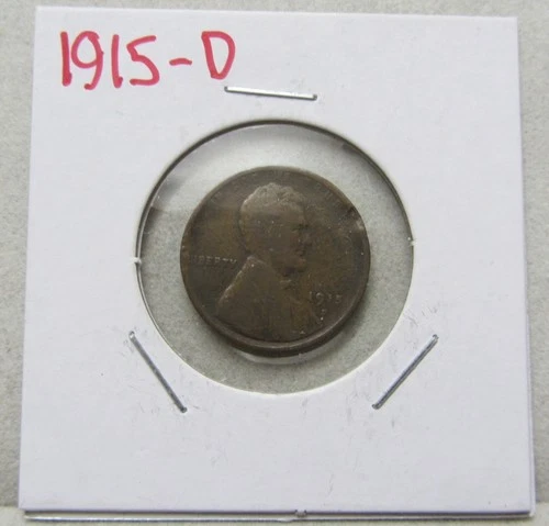 1915-D LINCOLN CENT - LOOKS LIKE A GOOD - DENVER MINT - FREE SHIPPING