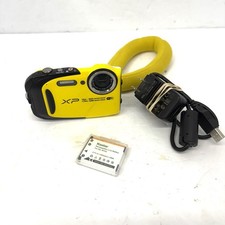 Fujifilm FinePix XP80 16.4MP Digital Camera Yellow Battery Charger Tested Works
