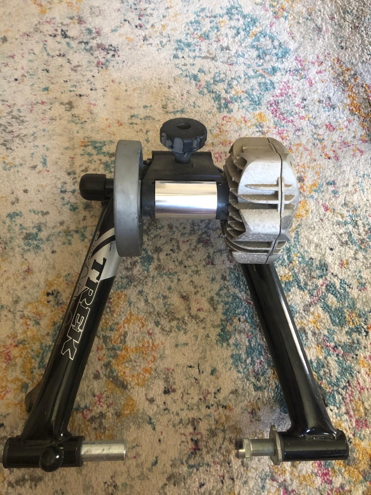 CycleOps Fluid Bike Trainer w/Ops Front Wheel Stand Block Riser | eBay