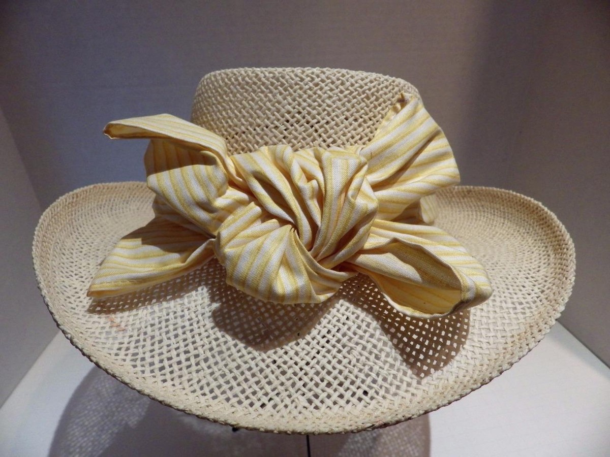 Summer Rules by Firethorn straw satin bow hat Qty 3 Hats: Summer Rules by Firethorn, Straw Hat, Scala  main image 4