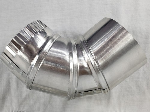 Menge 6 Deflecto Aluminium Kanal Verlängerungen & Ellenbogen Teile 4" & 3" verschiedene Längen - Bild 3 von 11