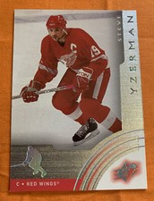 2001-02 SPx Steve Yzerman PROMO SAMPLE Red Wings