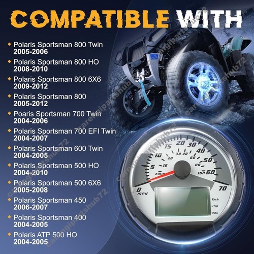 Speedometer Multifunction Gauge Cluster 3280528 for Polaris ATV Sportsman 800 - Picture 4 of 7