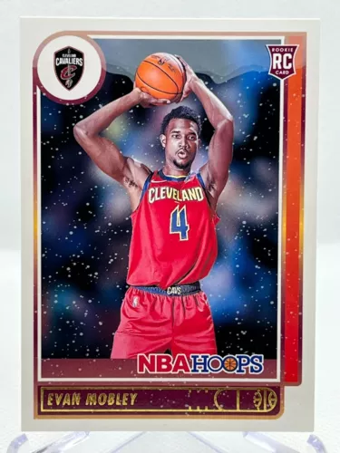EVAN MOBLEY RC 2021-22 Panini NBA Hoops #234 ROOKIE