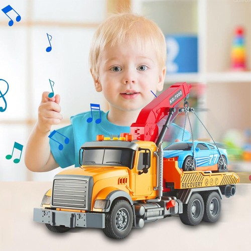 Abschleppwagen Spielzeug Licht & Sound Transport-LKW Kinder Spielzeug Geschenk - Bild 16 von 21