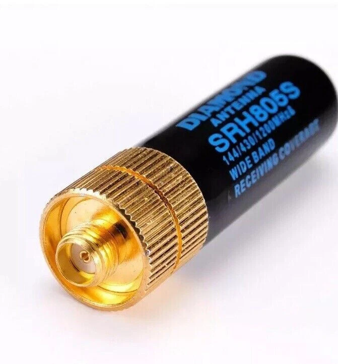 SRH805S UHF+VHF Band SMA Female Short Antenna for Baofeng Walkie Talkie Radio - Image 2 of 4