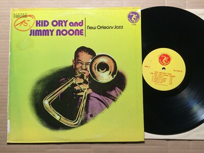 KID ORY & JIMMIE NOONE - NEW ORLEANS JAZZ - LP - OLYMPIC RECORDS 7109 - US 1975