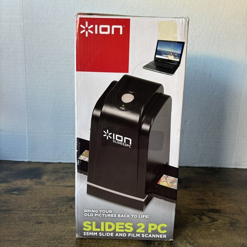 ION Slides 2 PC 35mm slide And Film Scanner With USB Plug-In. Not Used Open Box - Picture 3 of 8