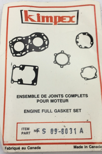 YAMAHA SNOWMOBILE ENGINE FULL TOP END GASKET SET FITS 71 SW 396 MODEL - Picture 22 of 22