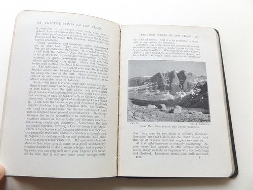 1909 BRITISH MOUNTAINEERING 1st Ed. by C.E. Benson ILLUSTRATED Rock Climbing - Picture 14 of 21