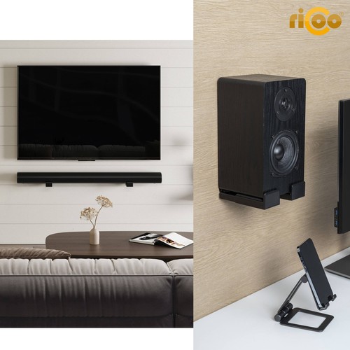 Soundbar Lautsprecher Wandhalterung 2 Stück verstellbar Halter Universal LH067 - Bild 4 von 6