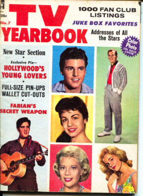 MAG: TV Yearbook #4 1957-Ricky Nelson-Pat Boone-Elvis coverstar photos & bios...