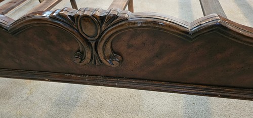 PRICE DROP AICO Furniture Michael Amini Windsor Court Queen Bed Set - Picture 17 of 21