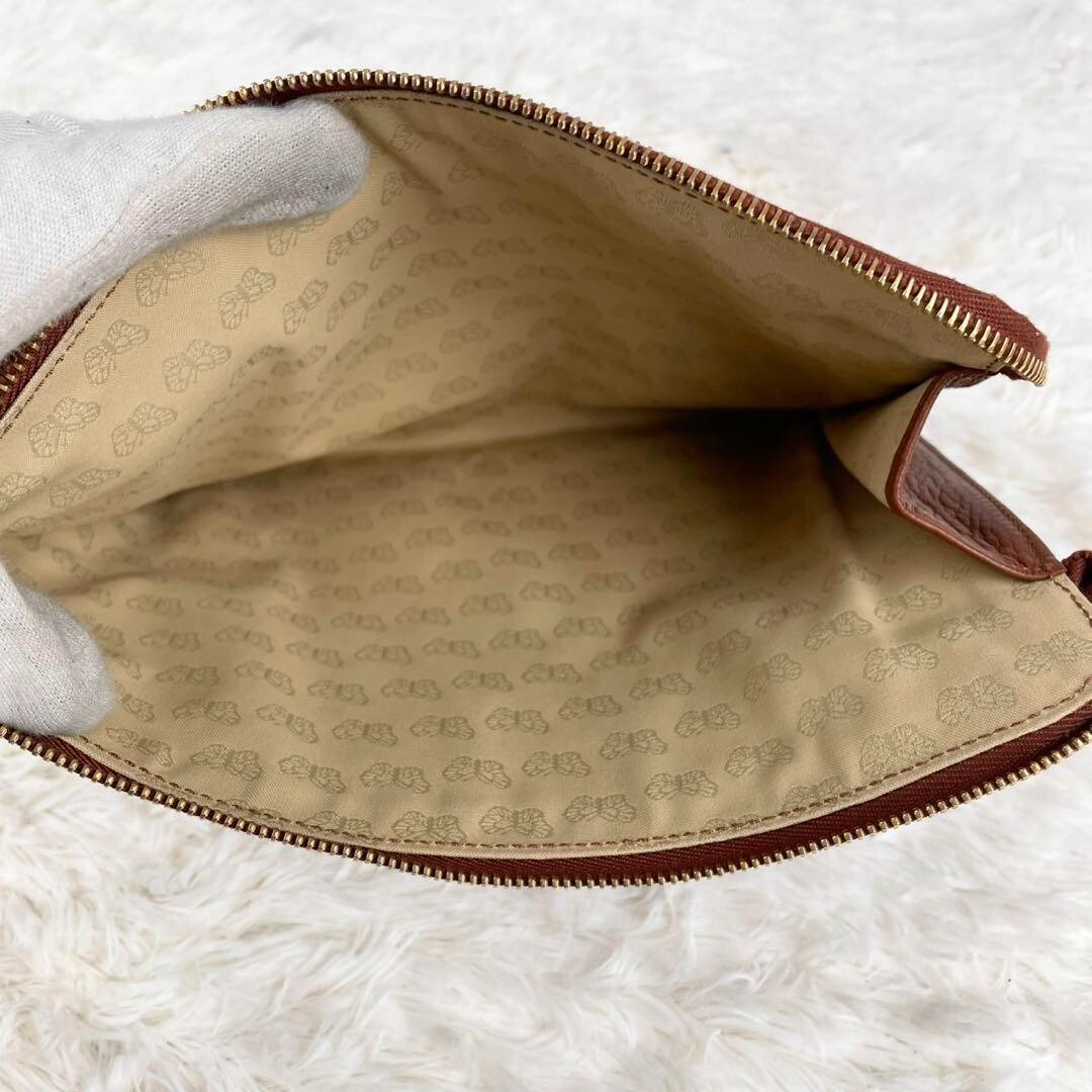 クラッチバッグ BOTTEGA VENETA CLUTCH BAG (651876VCPP5 2247) Authentic Bottega Veneta Clutch Bag Second Bag Pouch Brown