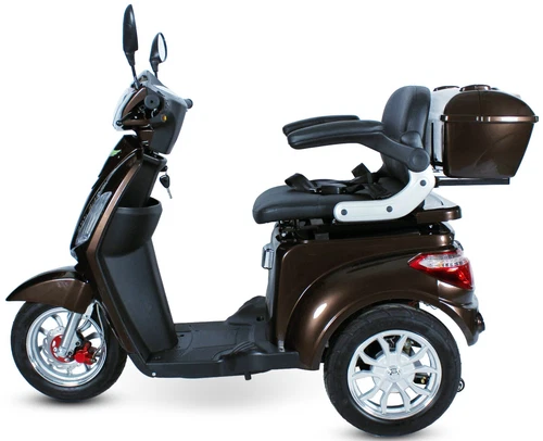 ECO ENGEL 500 Braun, 25 km/h, , 1000 Watt Elektromobil, Seniorenmobil, E Trike - Bild 7 von 14