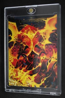 Game of Thrones season 7 Beautiful Death Poster Art BD64 GOLD card RITTENHOUSE