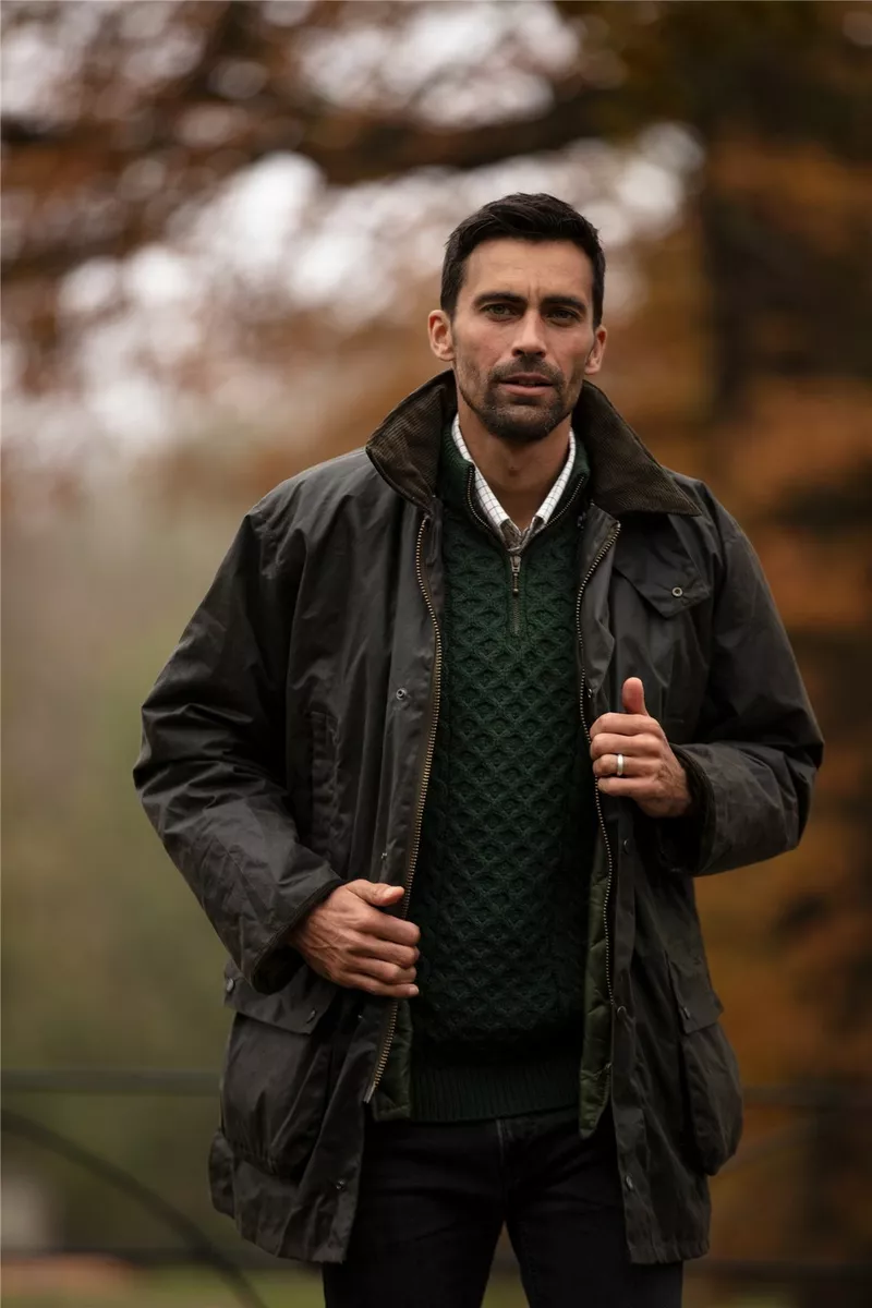 Walker and Hawkes - Men's Wax 3-in-1 Greendale Jacket