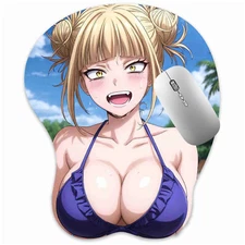 3D Mousepad Oppai Mouse pad with Wrist Rest Pain Relief Mouse Mat Himiko