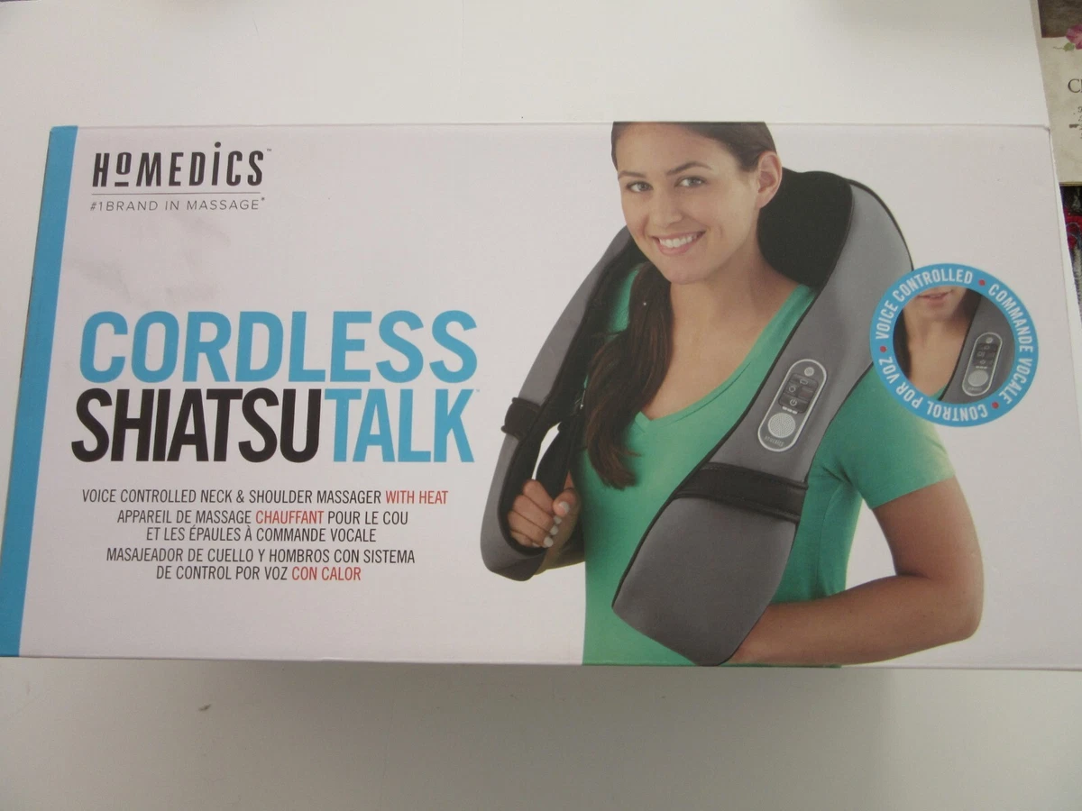 Homedics - Shiatsu Rechargeable Neck Massager with Heat - Tan