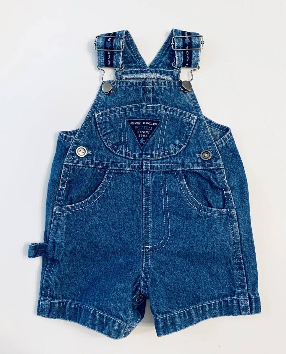 Beluga Blues Baby Boys Blue Jean Overalls 3 6 Months EUC eBay
