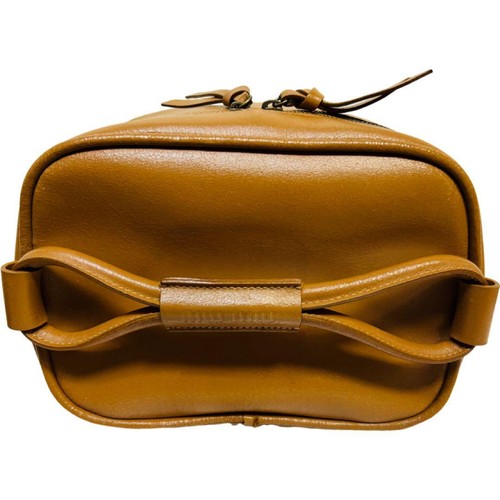 MIU MIU Kosmetiktasche Braun Leder Made in Italy Logo Damen Made in Japan - Bild 6 von 11