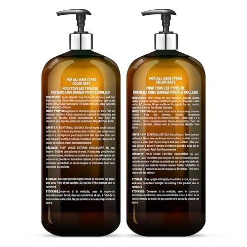 Biotin Shampoo & Conditioner Set W DHT Blocker Hair Grow Sulfate Free16 Fl Oz Ea - Picture 6 of 6
