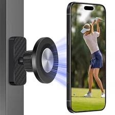 Magnetic Phone Holder for Gym Golf Cart Tractor 360° Rotation iPhone Bike Holder