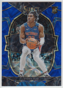 2022-23 Panini Select Jaden Ivey Concourse Blue Scope Prizm #87 Rookie RC /249