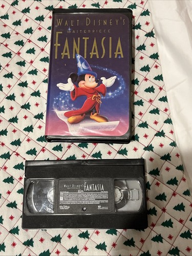 Walt Disney's Masterpiece Fantasia (VHS, 1991) w/Clamshell Case - Tested, Works! - Picture 7 of 11