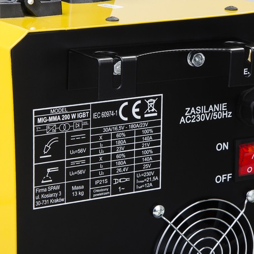 Welder MIG MAG 180amp FCAW MMA FLUX Inert Gas Inverter IGBT WELDING KIT - Picture 5 of 7