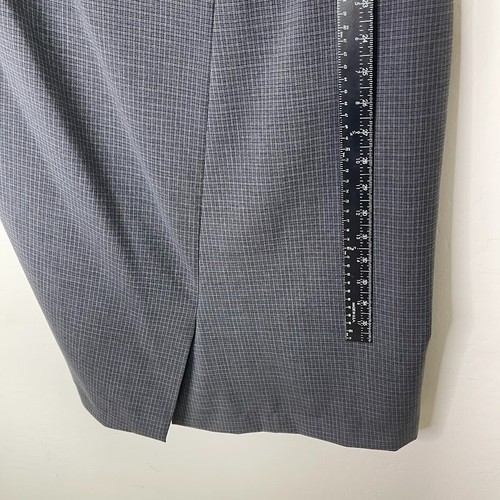 NEW Hugo Boss Womens Dechesta Check Sheath Mini Dress Size 12 Wool Career Lined - Picture 8 of 13