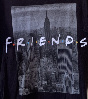 Friends TV Show New York City Skyline Men s T Shirt Size M