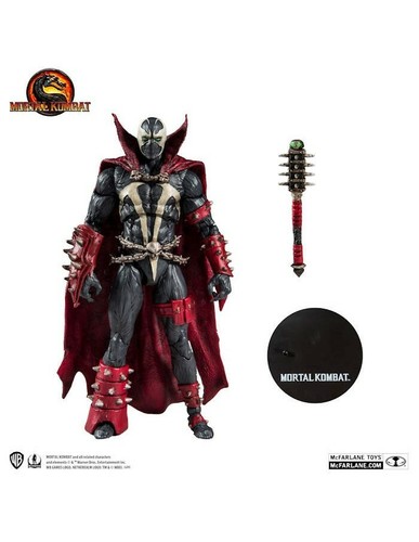 MCFARLANE MORTAL KOMBAT 11 SPAWN WITH MACE DELUXE ACTION FIGURE NEW! - Imagen 4 de 5